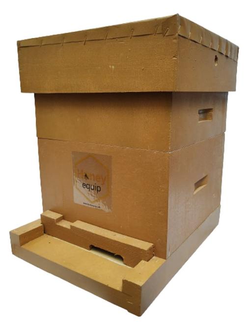 Honey Equip Honey Bee Hive Box ISI A Type Wooden Assembled and Complete Set (Jungle Wood) - Stumbit Gardening